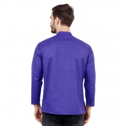 Mens M. Violet Short Kurta